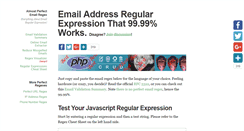 Desktop Screenshot of emailregex.com